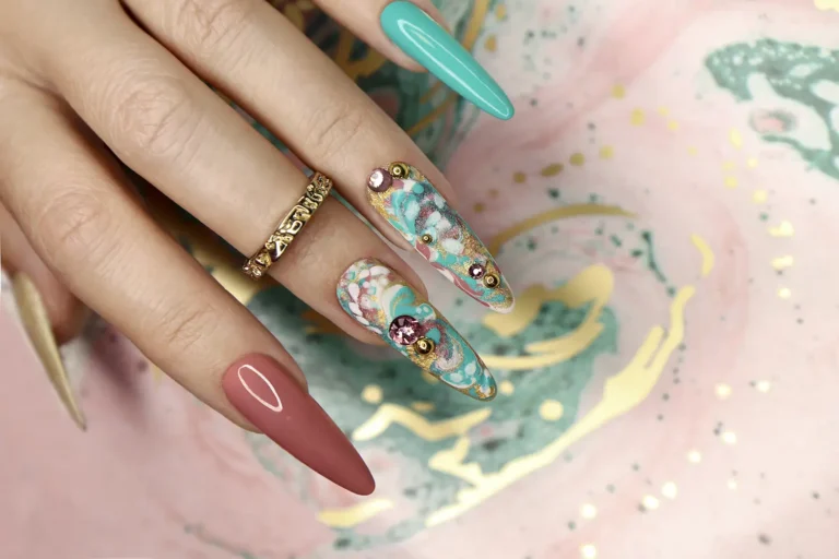 creative-color-manicure-with-rhinestones-long-nails copy